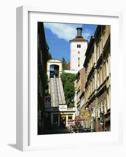 Funicular, Zagreb, Croatia, Europe-Ken Gillham-Framed Photographic Print