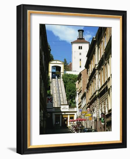 Funicular, Zagreb, Croatia, Europe-Ken Gillham-Framed Photographic Print