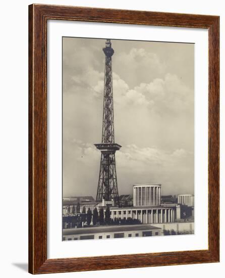 Funkturm and Trade Fair Grounds, Berlin-null-Framed Photographic Print
