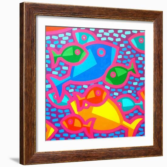 Funky Fish-John Nolan-Framed Giclee Print