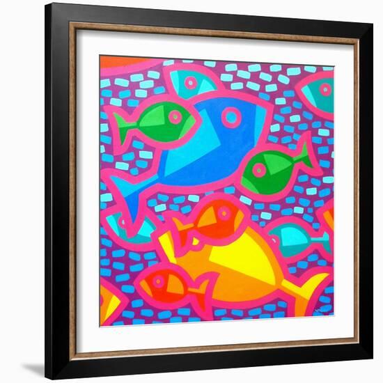 Funky Fish-John Nolan-Framed Giclee Print