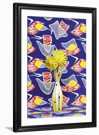 Funky Flowers I-Camille Soulayrol-Framed Giclee Print