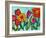 Funky Flowers-Wyanne-Framed Giclee Print