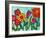 Funky Flowers-Wyanne-Framed Giclee Print