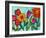 Funky Flowers-Wyanne-Framed Giclee Print