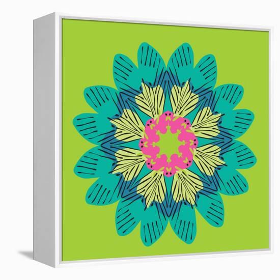 Funky Frida Flower-Belen Mena-Framed Premier Image Canvas