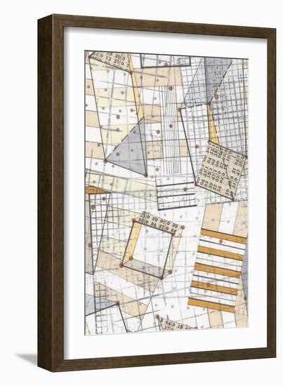 Funky Grid IV-Nikki Galapon-Framed Art Print