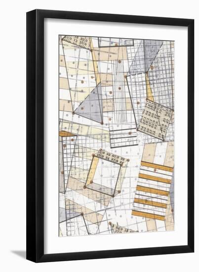 Funky Grid IV-Nikki Galapon-Framed Art Print