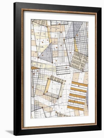 Funky Grid IV-Nikki Galapon-Framed Art Print