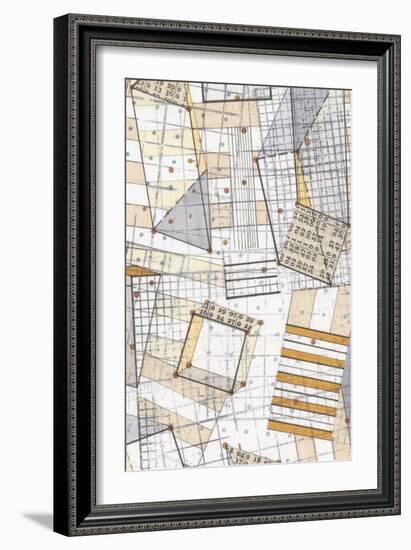 Funky Grid IV-Nikki Galapon-Framed Art Print