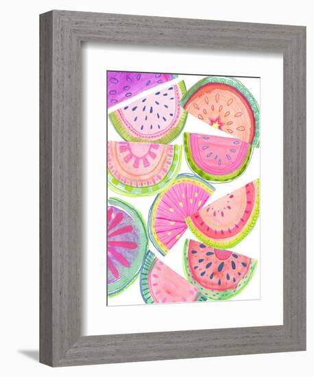 Funky Melon-Kerstin Stock-Framed Art Print