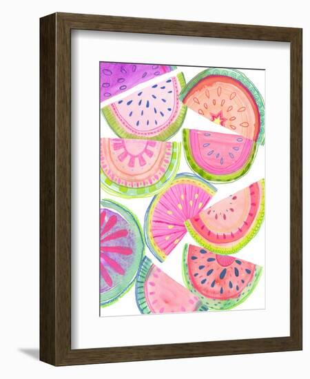 Funky Melon-Kerstin Stock-Framed Art Print