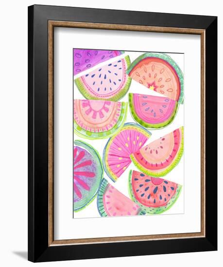 Funky Melon-Kerstin Stock-Framed Art Print