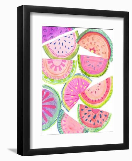 Funky Melon-Kerstin Stock-Framed Art Print