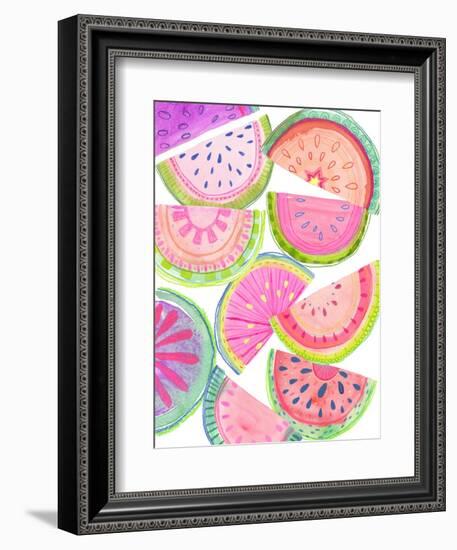 Funky Melon-Kerstin Stock-Framed Art Print