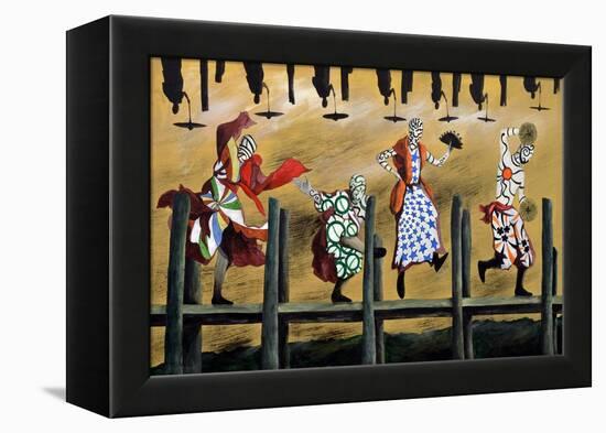 Funky Monks-Vaan Manoukian-Framed Stretched Canvas