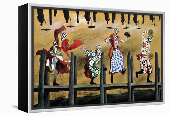 Funky Monks-Vaan Manoukian-Framed Stretched Canvas