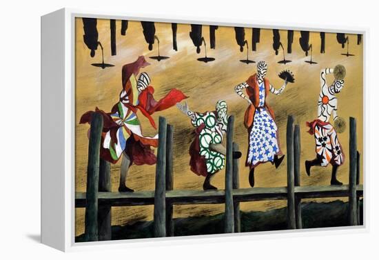 Funky Monks-Vaan Manoukian-Framed Stretched Canvas