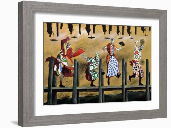 Funky Monks-Vaan Manoukian-Framed Art Print