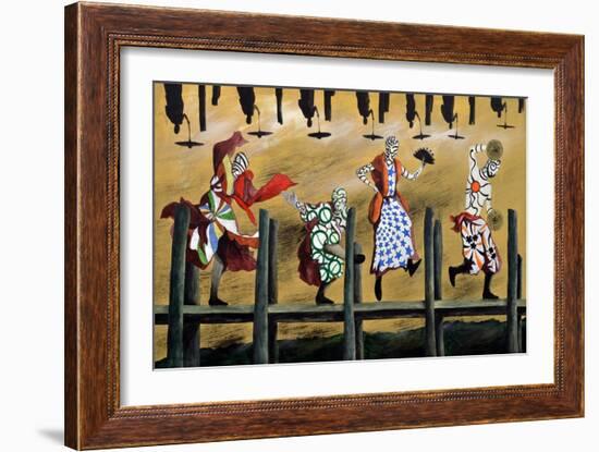 Funky Monks-Vaan Manoukian-Framed Art Print