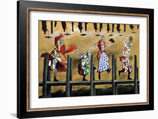 Funky Monks-Vaan Manoukian-Framed Art Print