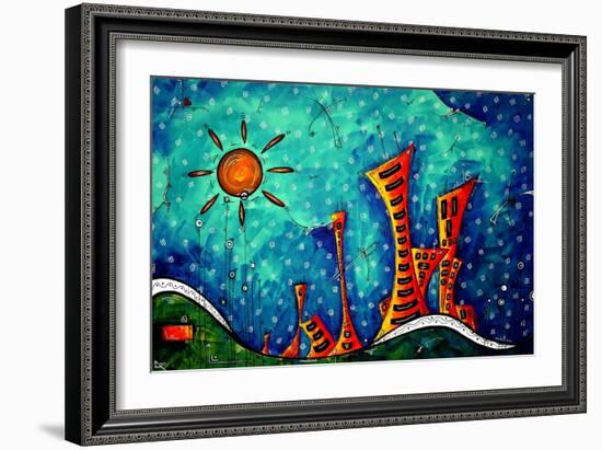 Funky Town-Megan Aroon Duncanson-Framed Art Print