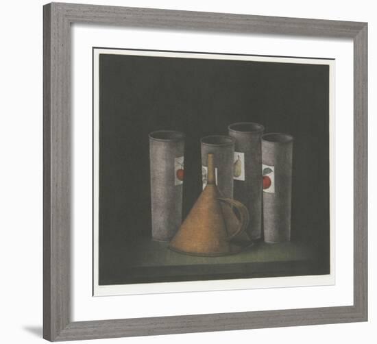 Funnel and Fruit Cups-Tomoe Yokoi-Framed Limited Edition