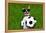 Funny Brazil Soccer Dog-Javier Brosch-Framed Premier Image Canvas