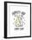 Funny Bunny III Gingham-Leah York-Framed Art Print