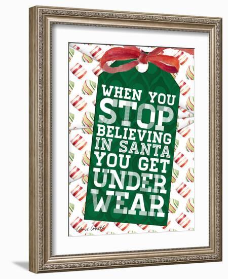 Funny Christmas Present Tags II-Lanie Loreth-Framed Art Print