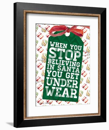 Funny Christmas Present Tags II-Lanie Loreth-Framed Premium Giclee Print