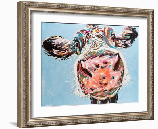 Funny Cow I-Carolee Vitaletti-Framed Art Print