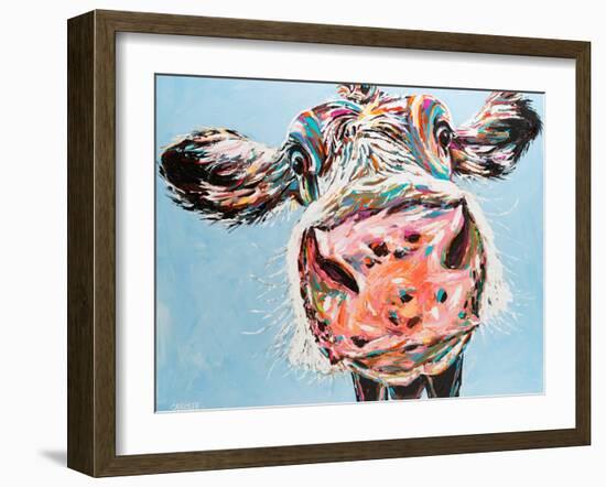 Funny Cow I-Carolee Vitaletti-Framed Art Print