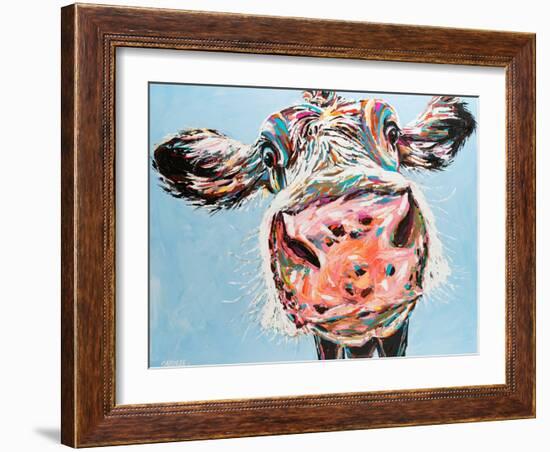 Funny Cow I-Carolee Vitaletti-Framed Art Print