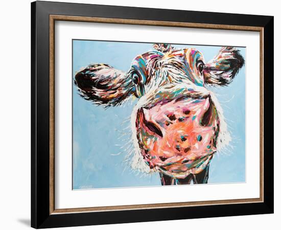 Funny Cow I-Carolee Vitaletti-Framed Art Print