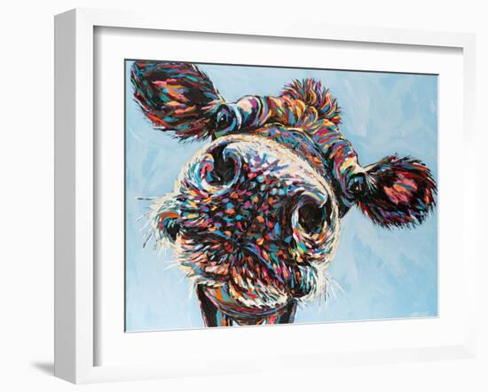 Funny Cow II-Carolee Vitaletti-Framed Art Print