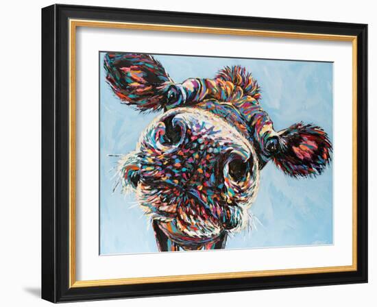 Funny Cow II-Carolee Vitaletti-Framed Art Print