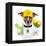 Funny Dog Brazil-Javier Brosch-Framed Premier Image Canvas