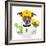 Funny Dog Brazil-Javier Brosch-Framed Photographic Print