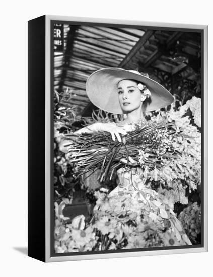 Funny Face, Audrey Hepburn, Directed by Stanley Donen, 1957-null-Framed Premier Image Canvas
