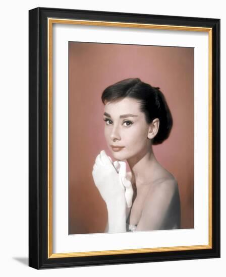 Funny Face, Audrey Hepburn, Directed by Stanley Donen, 1957-null-Framed Photo