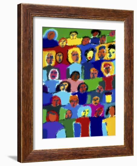 Funny Face-Diana Ong-Framed Giclee Print