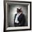 Funny Fluffy Cat In A Business Suit Businessman. Collage-Sergey Nivens-Framed Photographic Print