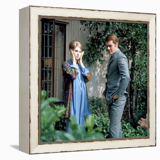 Funny Girl-null-Framed Stretched Canvas