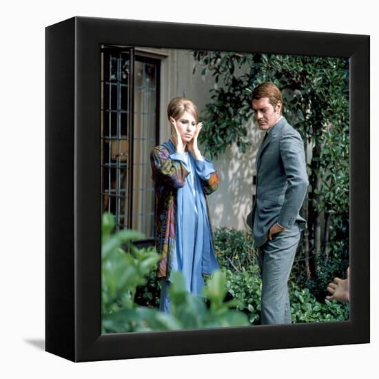 Funny Girl-null-Framed Stretched Canvas