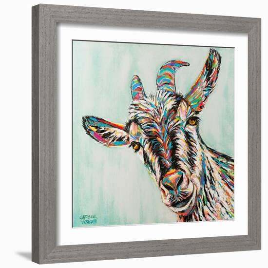 Funny Goat I-Carolee Vitaletti-Framed Art Print
