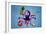 Funny Octopus with Vegan Fruits-sognolucido-Framed Art Print