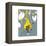 Funny Pear Holding Playing Electric Guitar-sabelskaya-Framed Stretched Canvas
