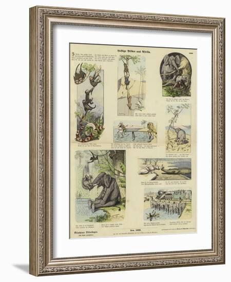 Funny Pictures from Africa-null-Framed Giclee Print