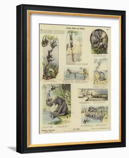 Funny Pictures from Africa-null-Framed Giclee Print